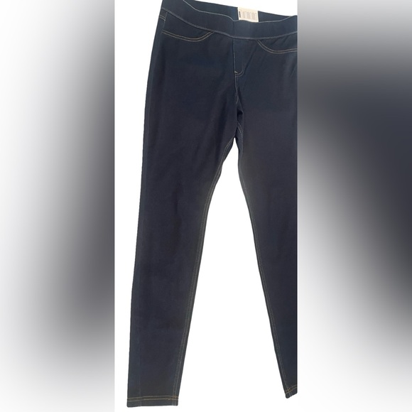 HUE 🦋Dark Blue Jeggings for Women 💙💙💙NWT💙💙 size Large - Picture 3 of 12